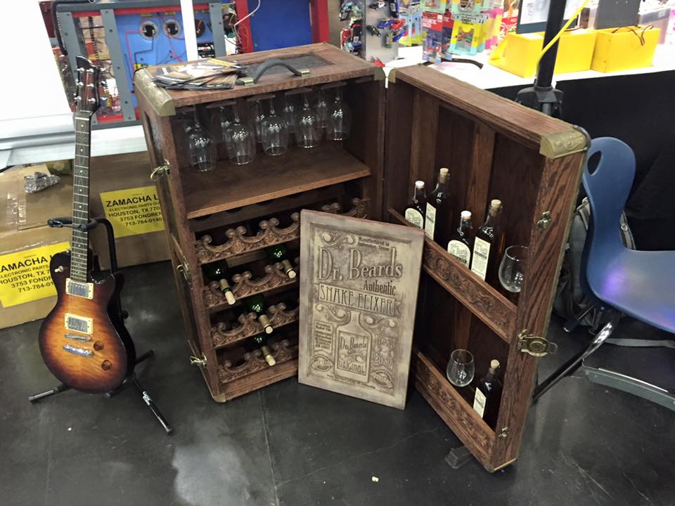 CarveWright Maker Faire Booth Trunk and Guitar